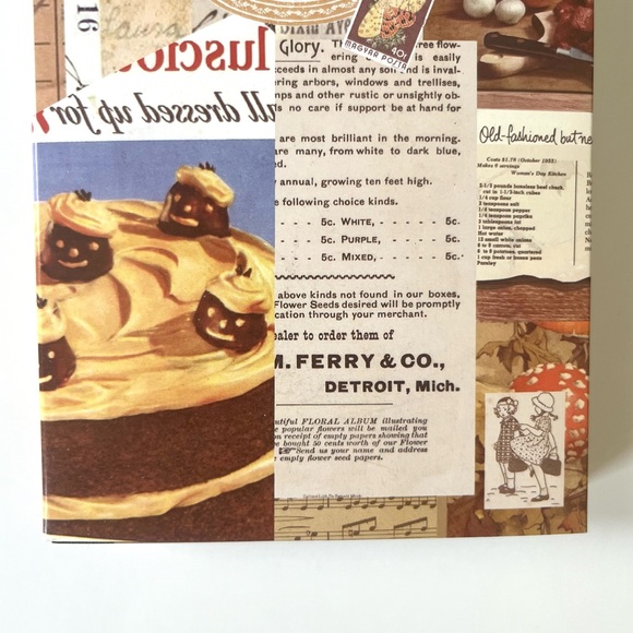 🏷️ retro vintage antique style A6 grid notebook with book cover - Picture 11 of 16